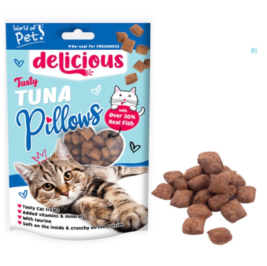 Cat treats - tuna pillows
