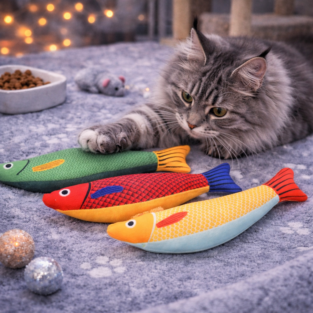 Cat Toys Fish – Teeth Grinding Catnip Toy for Cats | 24cm