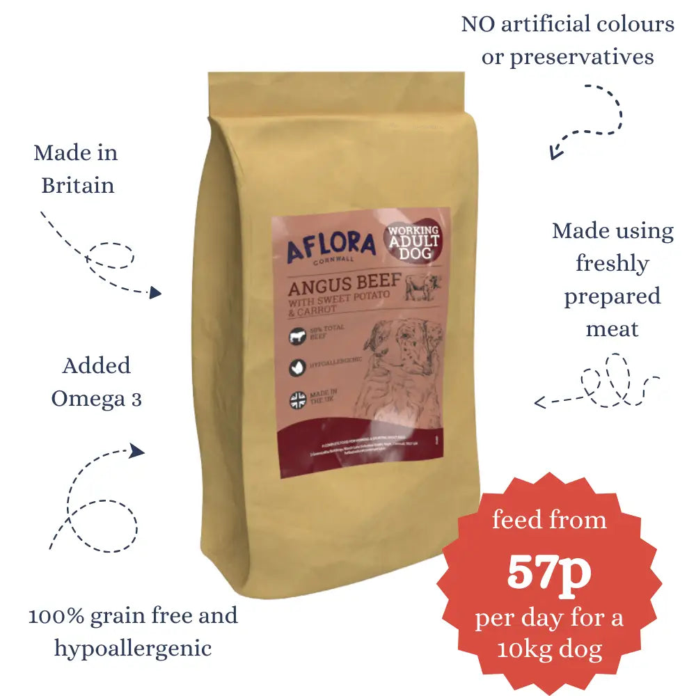 Aflora Angus Beef Grain Free Dog Food